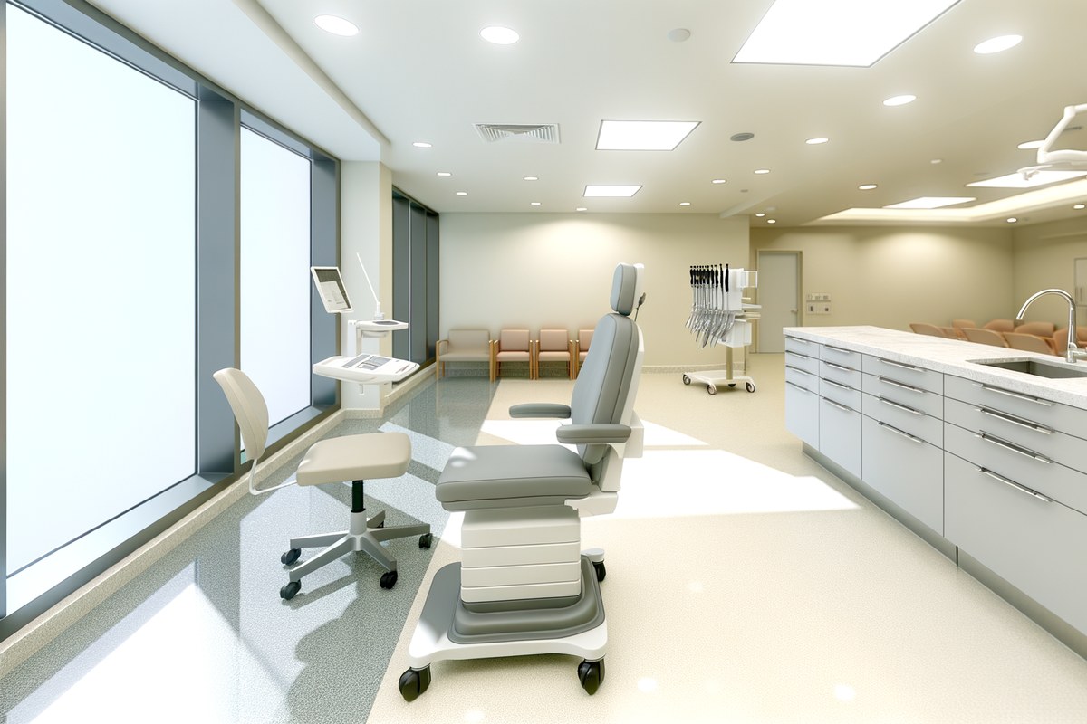 Dental implant procedure showcasing anesthesia application