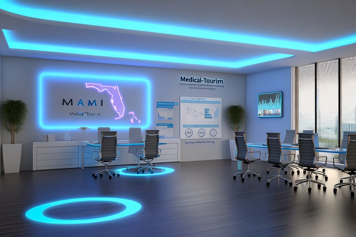 Local SEO and Google visibility strategy visual for Miami